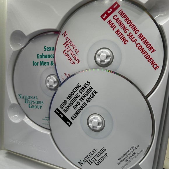 National Hypnosis Group Complete Disc Set 6 Pack Self Help Stress Weight Loss - Picture 5 of 7